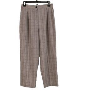 Worthington tapered ankle plaid pants size 28